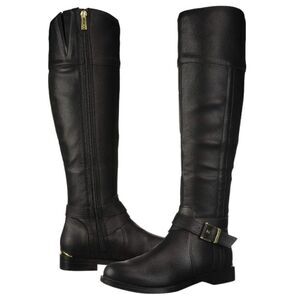 Kenneth Cole Reaction Women’s Wind Riding Boots in the Size 9.5M in Black Color